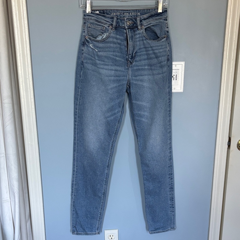 American Eagle Outfitters Women's Classic Mom Jeans Size 2 Long